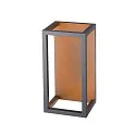 SLV LED Udendørs Væglampe QUADRULO WL, antracit