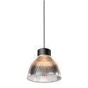 Pendant luminaire PARA DOME E27, black