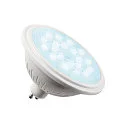 SLV LED Lamp QPAR111 GU10 tunable smart, 10W, 2700-6500K, CRI90, 25°, white/transparent