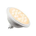 SLV LED Lamp QPAR111 GU10 tunable smart, 10W, 2700-6500K, CRI90, 40°, white