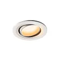 LED Ceiling recessed luminaire NUMINOS® MOVE S, 3000K, 40°, white