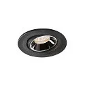 LED Loft Indbygningslampe NUMINOS® MOVE S, 4000K, 20°, sort/chrom
