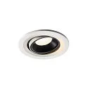 LED Ceiling recessed luminaire NUMINOS® MOVE S, 4000K, 40°, white/black