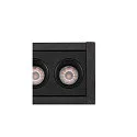 SLV Ceiling recessed luminaire MILANDOS 6, 45°, 2700K, black