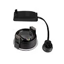 Ceiling recessed luminaire HORN GU10, 25W, blower door tested, black
