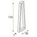 SLV Standerlampe BOOKAT Pole PHASE, CCT, antracit