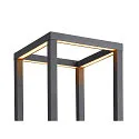 SLV LED Standerlampe QUADRULO, 7W, 3000K, antracit/hvid