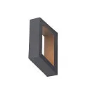 SLV LED Væglampe BOOKAT, 15W, 3000/4000K, antracit