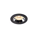LED Ceiling recessed luminaire NUMINOS® XS, 2700K, 55°, black/chrome