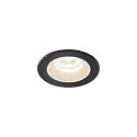 LED Ceiling recessed luminaire NUMINOS® XS, 4000K, 55°, black/white