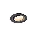 LED Ceiling recessed luminaire NUMINOS® MOVE XS, 4000K, 55°, black/white
