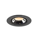 SLV LED Ceiling recessed luminaire NUMINOS® GIMBLE XS, 2700K, 40°, black/chrome