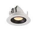 SLV LED Ceiling recessed luminaire NUMINOS® GIMBLE XS, 2700K, 20°, white/black