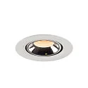 SLV LED Loft Indbygningslampe NUMINOS® GIMBLE XS, 2700K, 20°, hvid/chrom