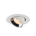 SLV LED Loft Indbygningslampe NUMINOS® GIMBLE XS, 2700K, 20°, hvid/chrom