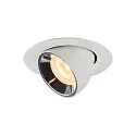 LED Loft Indbygningslampe NUMINOS® GIMBLE XS, 2700K, 55°, hvid/chrom