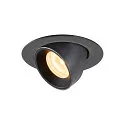 LED Loft Indbygningslampe NUMINOS® GIMBLE XS, 3000K, 20°, sort