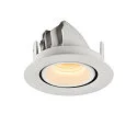 SLV LED Loft Indbygningslampe NUMINOS® GIMBLE XS, 3000K, 20°, hvid