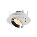 SLV LED Loft Indbygningslampe NUMINOS® GIMBLE XS, 3000K, 40°, hvid/chrom