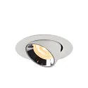 SLV LED Loft Indbygningslampe NUMINOS® GIMBLE XS, 3000K, 40°, hvid/chrom