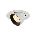 LED Loft Indbygningslampe NUMINOS® GIMBLE XS, 3000K, 55°, hvid/sort