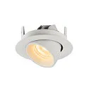 SLV LED Loft Indbygningslampe NUMINOS® GIMBLE XS, 3000K, 55°, hvid