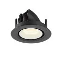 SLV LED Loft Indbygningslampe NUMINOS® GIMBLE XS, 4000K, 55°, sort/hvid