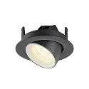 SLV LED Loft Indbygningslampe NUMINOS® GIMBLE XS, 4000K, 55°, sort/hvid