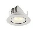 SLV LED Loft Indbygningslampe NUMINOS® GIMBLE XS, 4000K, 20°, hvid