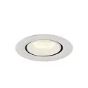 SLV LED Loft Indbygningslampe NUMINOS® GIMBLE XS, 4000K, 20°, hvid
