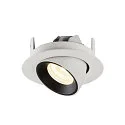 SLV LED Loft Indbygningslampe NUMINOS® GIMBLE XS, 4000K, 40°, hvid/sort