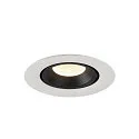 SLV LED Loft Indbygningslampe NUMINOS® GIMBLE XS, 4000K, 40°, hvid/sort