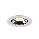SLV LED Loft Indbygningslampe NUMINOS® GIMBLE XS, 4000K, 40°, hvid/chrom