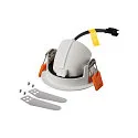 SLV LED Loft Indbygningslampe NUMINOS® GIMBLE XS, 4000K, 40°, hvid/chrom