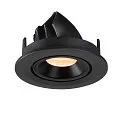 LED Ceiling recessed luminaire NUMINOS® GIMBLE S, 2700K, 20°, black