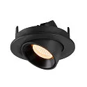 LED Ceiling recessed luminaire NUMINOS® GIMBLE S, 2700K, 20°, black