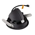 LED Ceiling recessed luminaire NUMINOS® GIMBLE S, 2700K, 20°, black