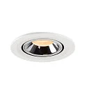 SLV LED Loft Indbygningslampe NUMINOS® GIMBLE S, 2700K, 20°, hvid/chrom