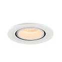 SLV LED Loft Indbygningslampe NUMINOS® GIMBLE S, 2700K, 40°, hvid