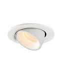 SLV LED Loft Indbygningslampe NUMINOS® GIMBLE S, 2700K, 40°, hvid