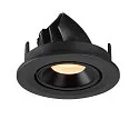 SLV LED Loft Indbygningslampe NUMINOS® GIMBLE S, 3000K, 40°, sort