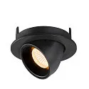 SLV LED Loft Indbygningslampe NUMINOS® GIMBLE S, 3000K, 40°, sort
