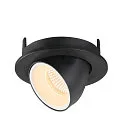 SLV LED Loft Indbygningslampe NUMINOS® GIMBLE S, 3000K, 40°, sort/hvid