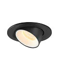 SLV LED Loft Indbygningslampe NUMINOS® GIMBLE S, 3000K, 40°, sort/hvid