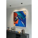 SLV LED Loft Indbygningslampe NUMINOS® GIMBLE S, 3000K, 40°, sort/chrom