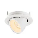 SLV LED Loft Indbygningslampe NUMINOS® GIMBLE S, 3000K, 55°, hvid