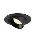 SLV LED Loft Indbygningslampe NUMINOS® GIMBLE S, 4000K, 40°, sort