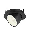 SLV LED Loft Indbygningslampe NUMINOS® GIMBLE S, 4000K, 55°, sort/hvid