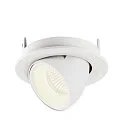 SLV LED Loft Indbygningslampe NUMINOS® GIMBLE S, 4000K, 40°, hvid