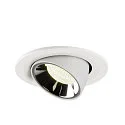 SLV LED Loft Indbygningslampe NUMINOS® GIMBLE S, 4000K, 40°, hvid/chrom